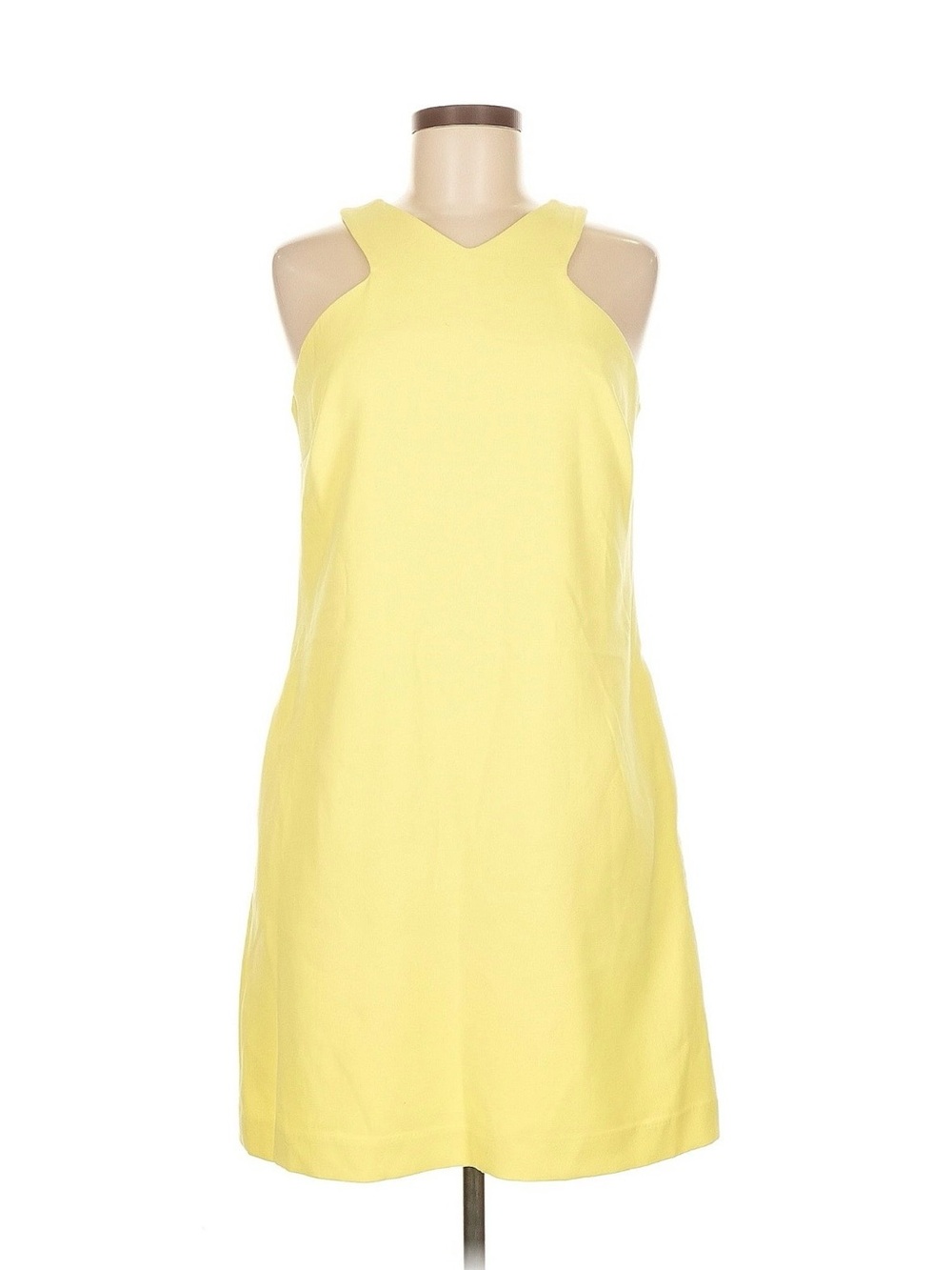 Bar III Yellow Sleeveless Shift Dress